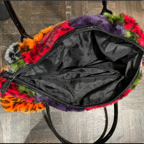 F studio by Carlos falchi patchwork duffle - Picture 2 of 2